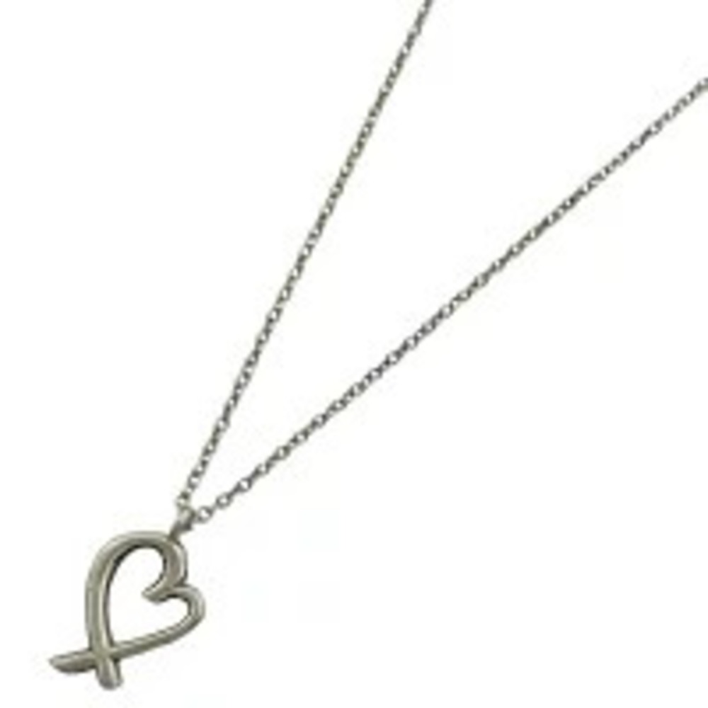 Tiffany Co Loving Heart Necklace Paloma Picasso Sterling Silver